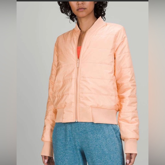 Lululemon Non-Stop Bomber Jacket
Bleached Apricot, Size 4 - Picture 11 of 14